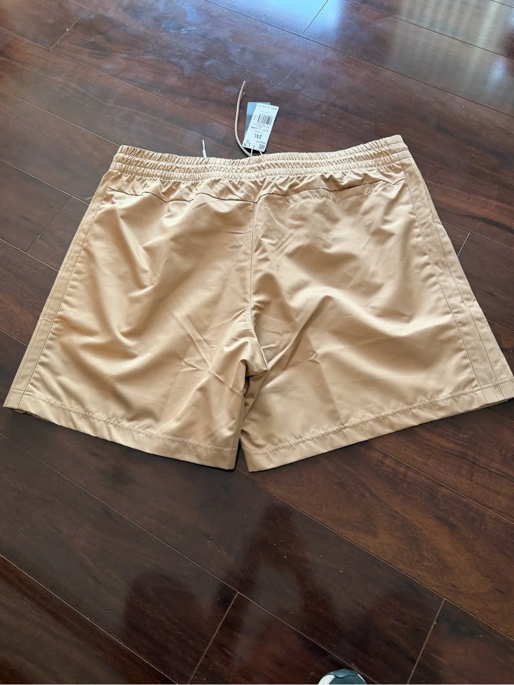 NWT - Lot of 2 - Adidas Men’s XXL Athletic Shorts - Tan and Tomato Red